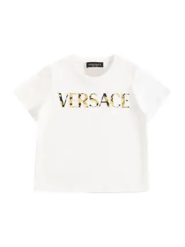 VERSACE: Хлопковая футболка 