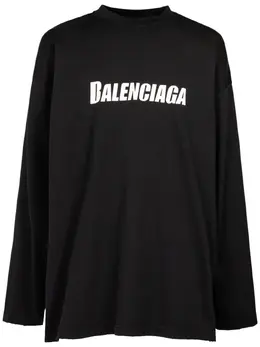 BALENCIAGA: Футболка оверсайз 