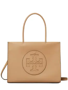 TORY BURCH: Бежевая сумка-шоппер  Ella