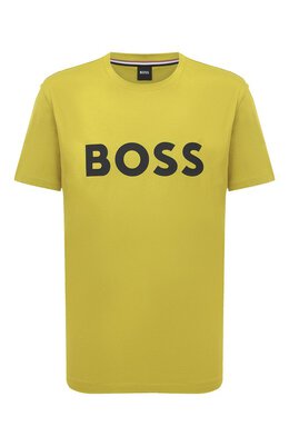 BOSS: Хлопковая футболка