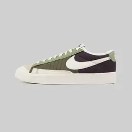 NIKE: Зелёные кроссовки Blazer Low