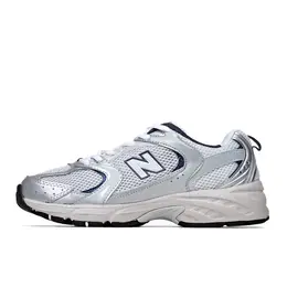 New Balance: Серебристые кроссовки  530