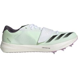 Adidas: Зелёные кроссовки  Adizero