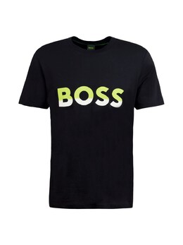 BOSS Green: Чёрная футболка