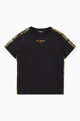 Balmain: Футболка с принтом