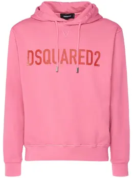 DSQUARED2: Хлопковая толстовка  Cool