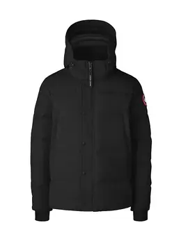 Canada Goose: Чёрный пуховик Wyndham