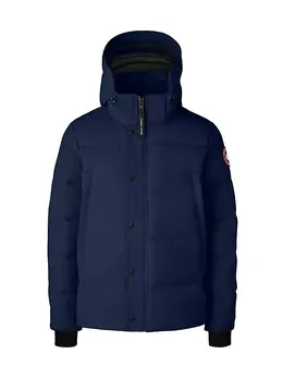 Canada Goose: Синий пуховик Wyndham