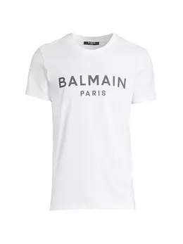 Balmain: Хлопковая футболка