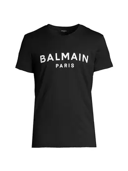 Balmain: Хлопковая футболка