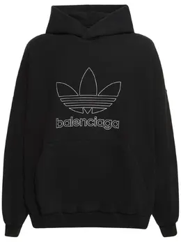 BALENCIAGA: Хлопковая толстовка 