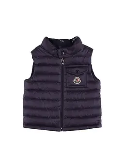 MONCLER: Синий жилет