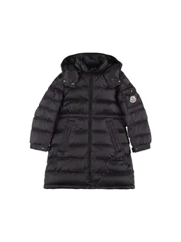 MONCLER: Пуховик с капюшоном