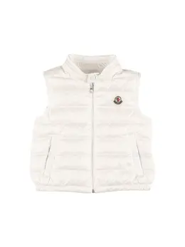 MONCLER: Белый жилет