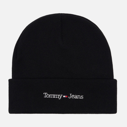 Tommy Jeans: Чёрная шапка 