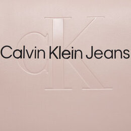 Calvin Klein Jeans: Розовая сумка