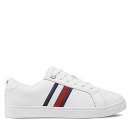 Tommy Hilfiger: Белые кроссовки Essential