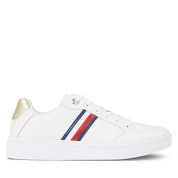 Tommy Hilfiger: Белые кроссовки Elevated