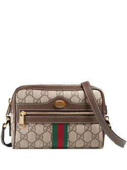 Gucci: Бежевая сумка Ophidia GG