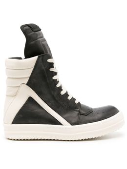 Rick Owens: Чёрные кроссовки Geobasket