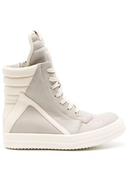 Rick Owens: Белые кроссовки Geobasket