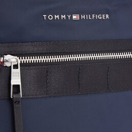 Tommy Hilfiger: Голубая сумка Elevated