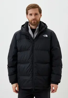 The North Face: Чёрный пуховик