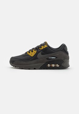 Nike: Чёрные кроссовки Air Max 90