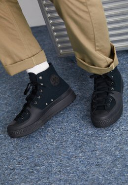 Converse: Чёрные кроссовки  Chuck Taylor All Star