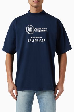 Balenciaga: Хлопковая футболка World Food Programme