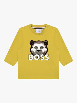 BOSS: Жёлтая футболка 