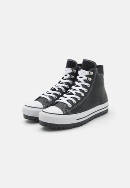 Converse: Чёрные кеды  Chuck Taylor All Star