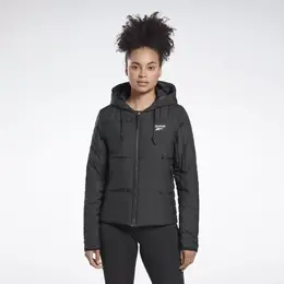 Reebok: Чёрная куртка Core