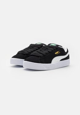 PUMA: Чёрные кроссовки  Suede