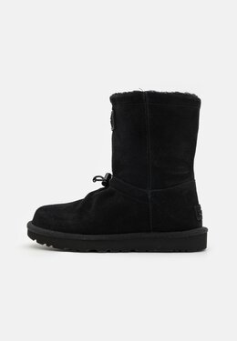 UGG: Чёрные ботинки  Classic Short