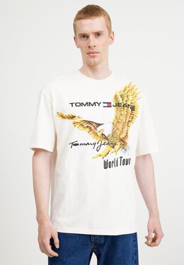 Tommy Jeans: Футболка с принтом