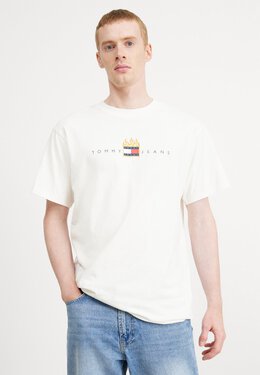 Tommy Jeans: Футболка с принтом