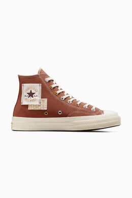 Converse: Коричневые кроссовки  Chuck 70