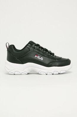 Fila: Чёрные кроссовки  Strada Low