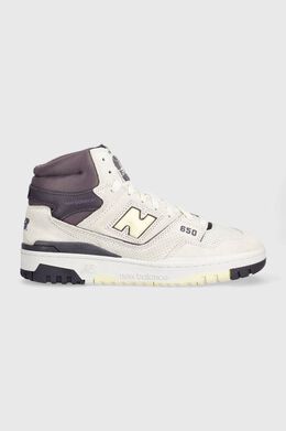 New Balance: Белые кроссовки 