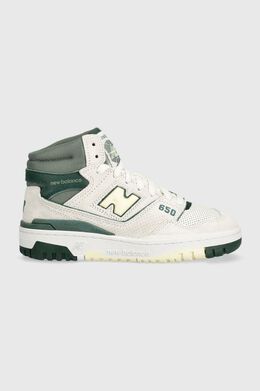 New Balance: Белые кеды 