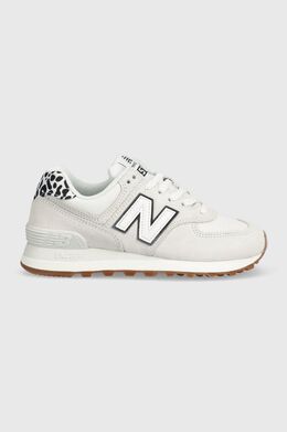 New Balance: Серые кроссовки 