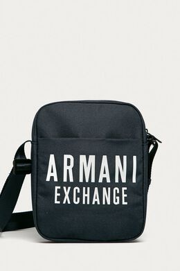 Armani Exchange: Тёмная сумка 