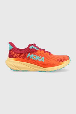 HOKA: Оранжевые кроссовки 