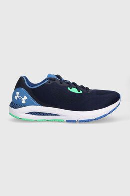 Under Armour: Тёмные кроссовки  HOVR Sonic