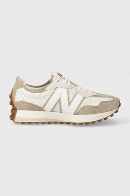 New Balance: Белые кроссовки  327