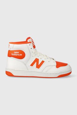 New Balance: Белые кроссовки 