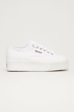 Superga: Белые кроссовки 