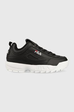 Fila: Чёрные кроссовки  Disruptor