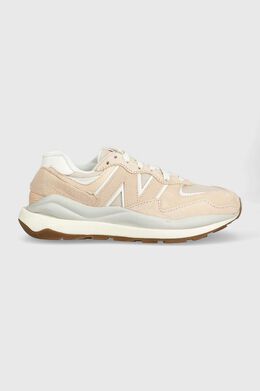 New Balance: Бежевые кроссовки 